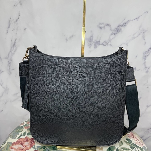Tory Burch| Thea Web Large Shoulder Bag - Picture 2 of 11